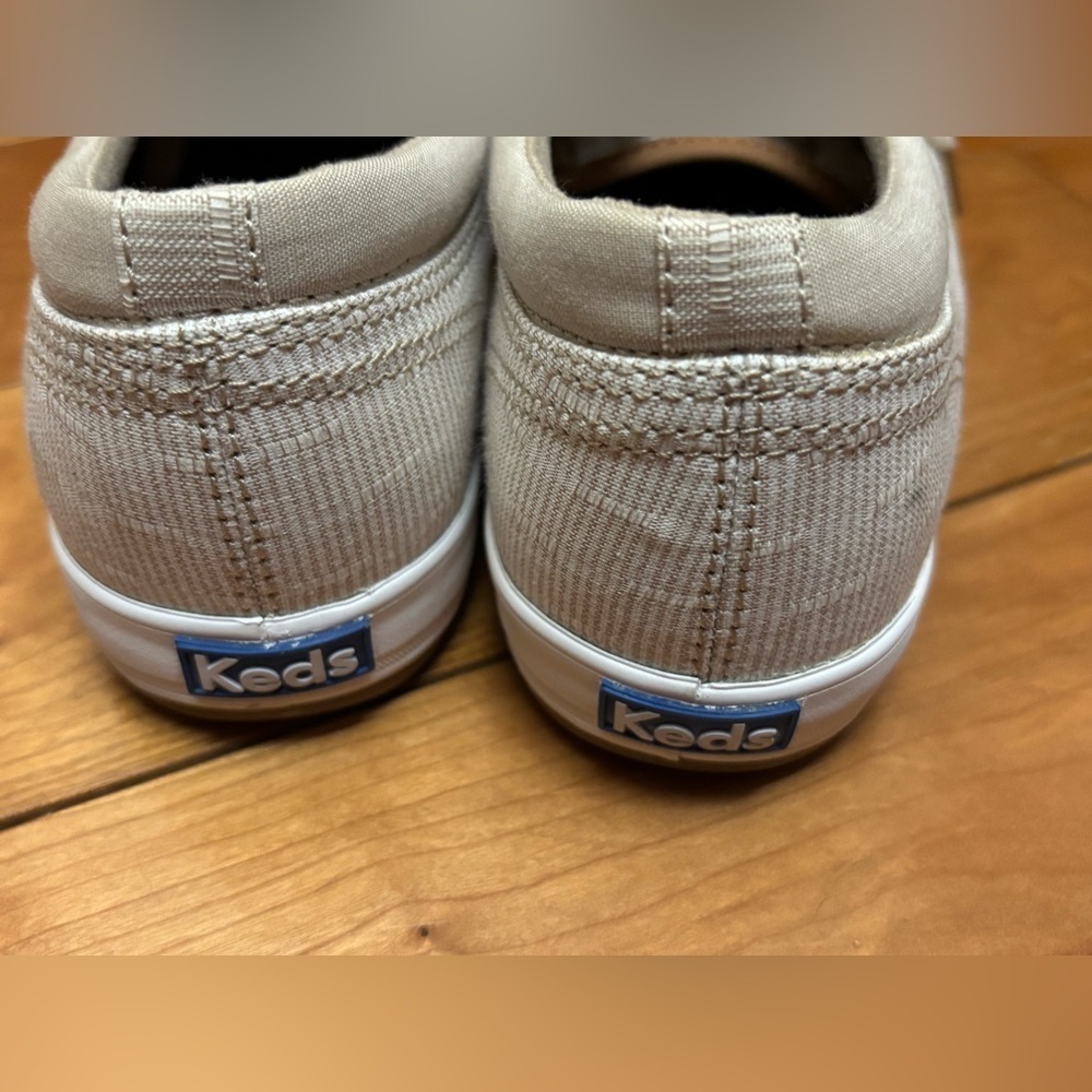 Keds Beige Lace-Up Sneakers - Picture 4 of 4